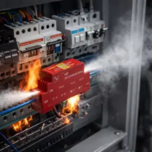 Dispositivo Automático de Extinción de Incendios por Aerosol para Panel Eléctrico
