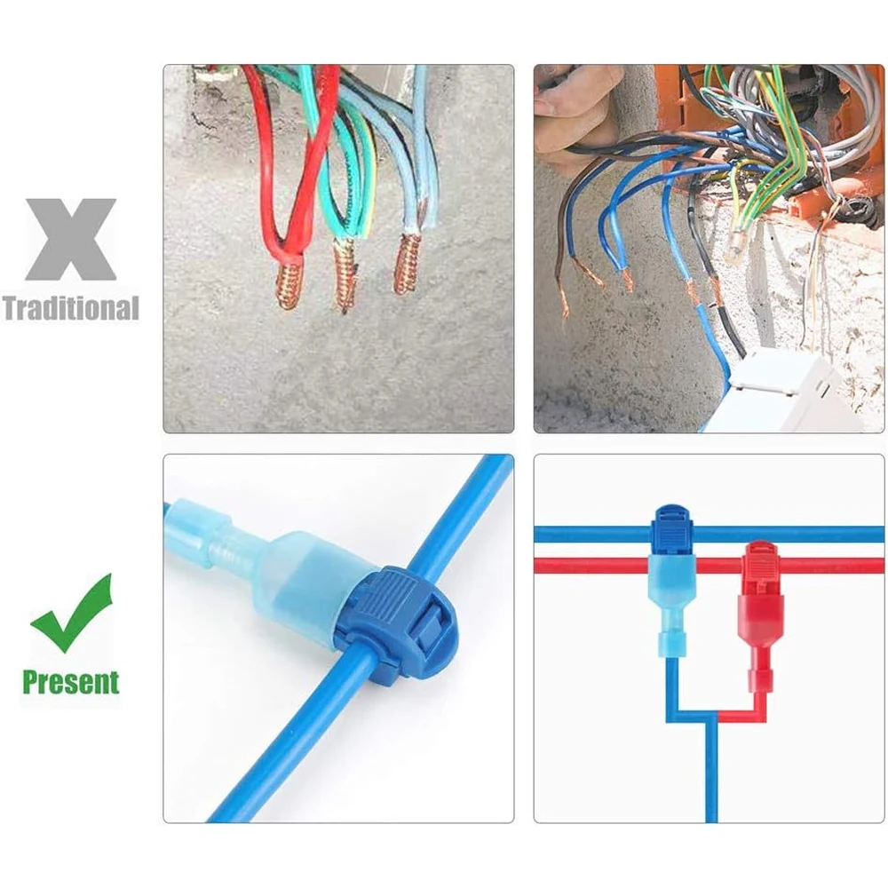 Conector de derivación rápida T2 azul 1.5 a 2.5 mm2 - Imagen 4
