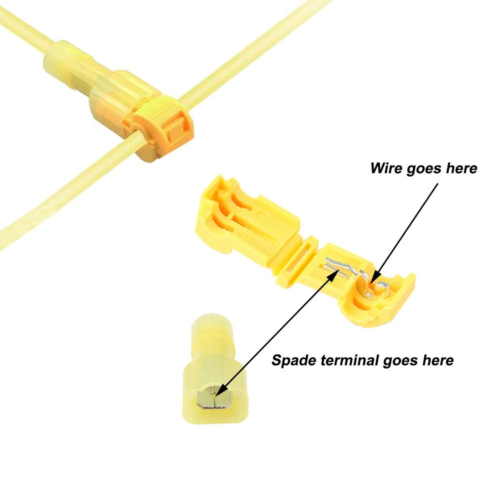 Conector de derivacion rapida T3 amarillo 2.0 a 4.0 mm2 - Imagen 4
