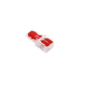 Conector de derivación rápida T2 doble palanca rojo 1.0 a 1.5 mm2