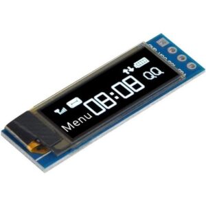 Módulo de Pantalla OLED 0.91″ Azul 128×32 con Controlador SSD1306 I2C