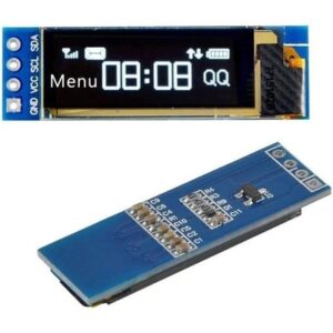 Módulo de Pantalla OLED 0.91″ Azul 128×32 con Controlador SSD1306 I2C