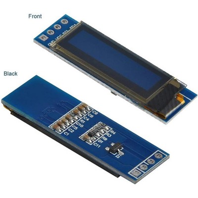 Módulo de Pantalla OLED 0.91" Azul 128x32 con Controlador SSD1306 I2C - Imagen 3