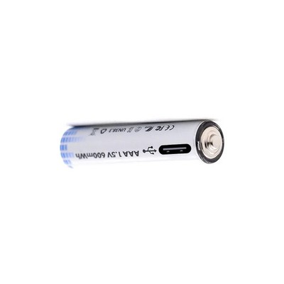 2x Pila Batería de litio recargable por USB Tipo C 1.5v AAA 600mAh - Imagen 15