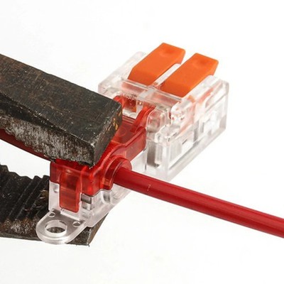 Conector de derivación rápida T2 doble palanca rojo 1.0 a 1.5 mm2 - Imagen 7