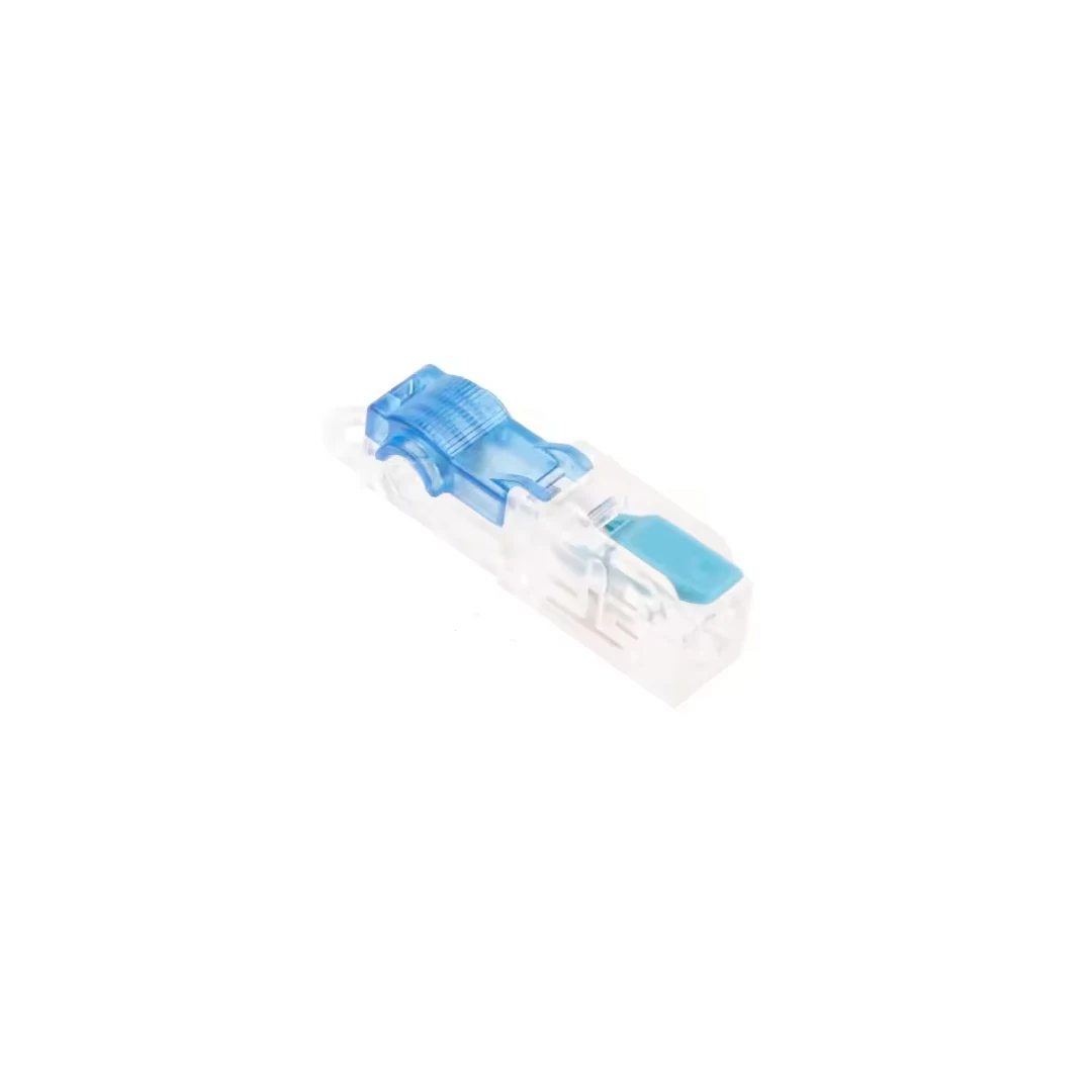 Conector de derivación rápida T1 transparente con palanca azul 1.5 a 2.5 mm2 - Imagen 3