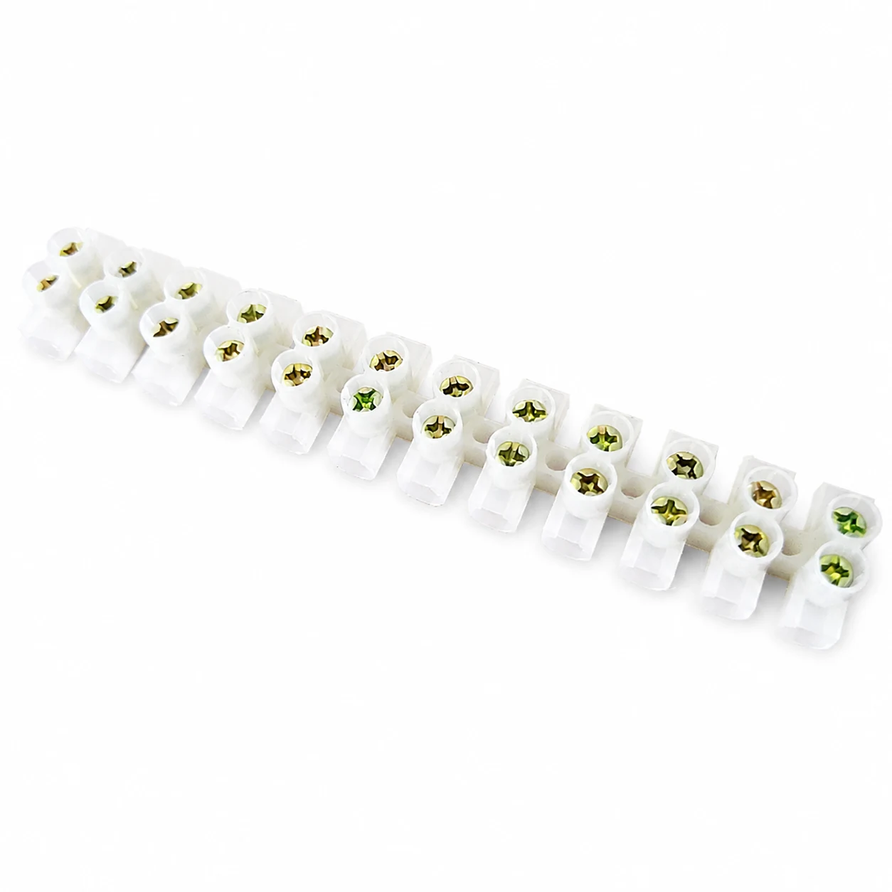 Regleta de conexión de 12 bornes 20A clemas para cable 2.5 a 4 mm2
