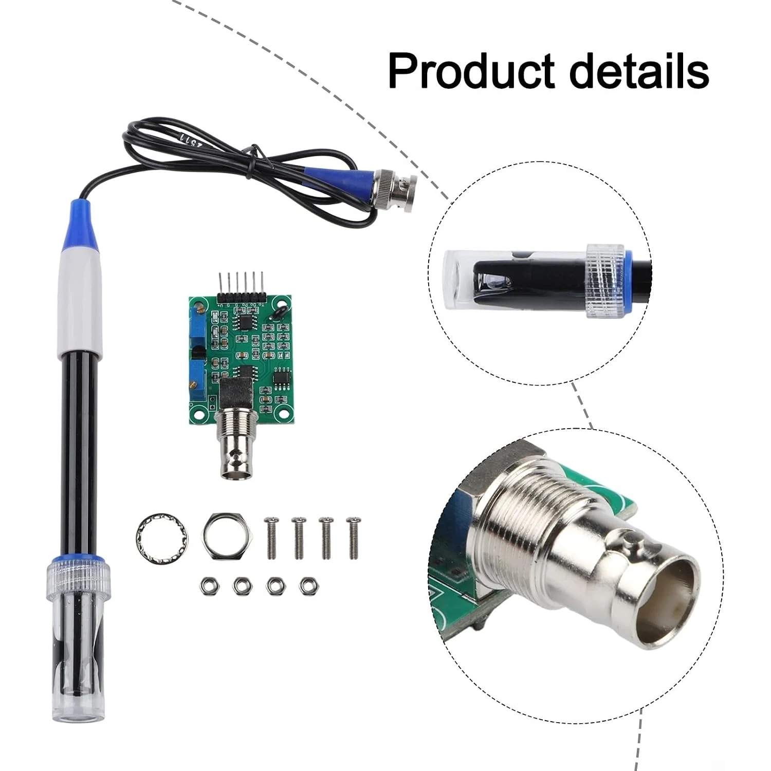 Kit Sensor de pH 0-14 con Sonda BNC y Módulo para Arduino - Imagen 5