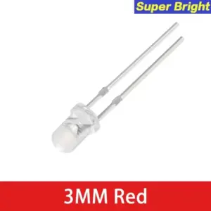 Diodo LED 3mm Rojo