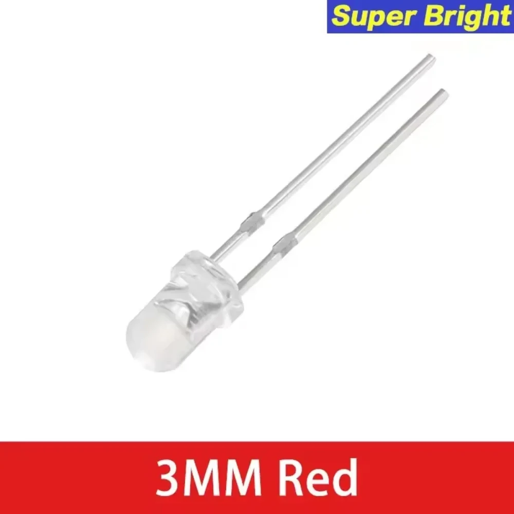 Diodo LED 3mm Rojo