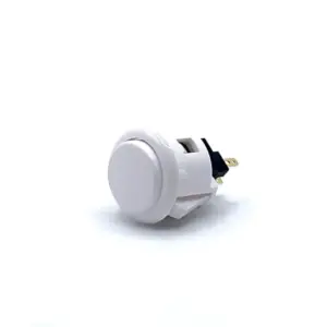 Pulsador Arcade Japones 24 mm Blanco