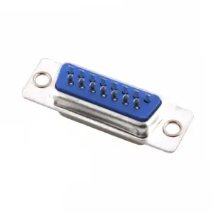Conector DB15 Macho D-Sub de 15 Pines para Soldar a Cable