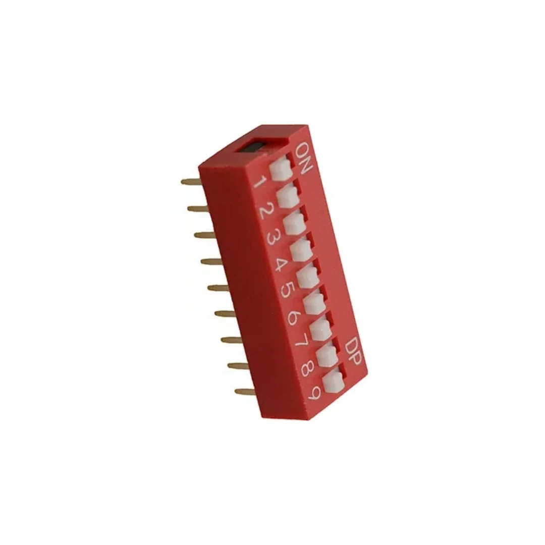 Interruptor DIP Switch 9 Posiciones | Paso 2.54mm | ON/OFF Rojo - Imagen 3