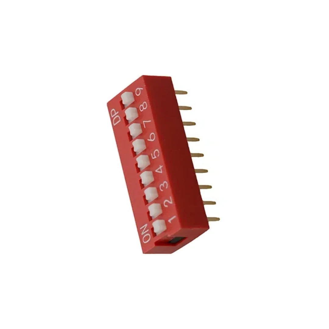 Interruptor DIP Switch 9 Posiciones | Paso 2.54mm | ON/OFF Rojo - Imagen 5