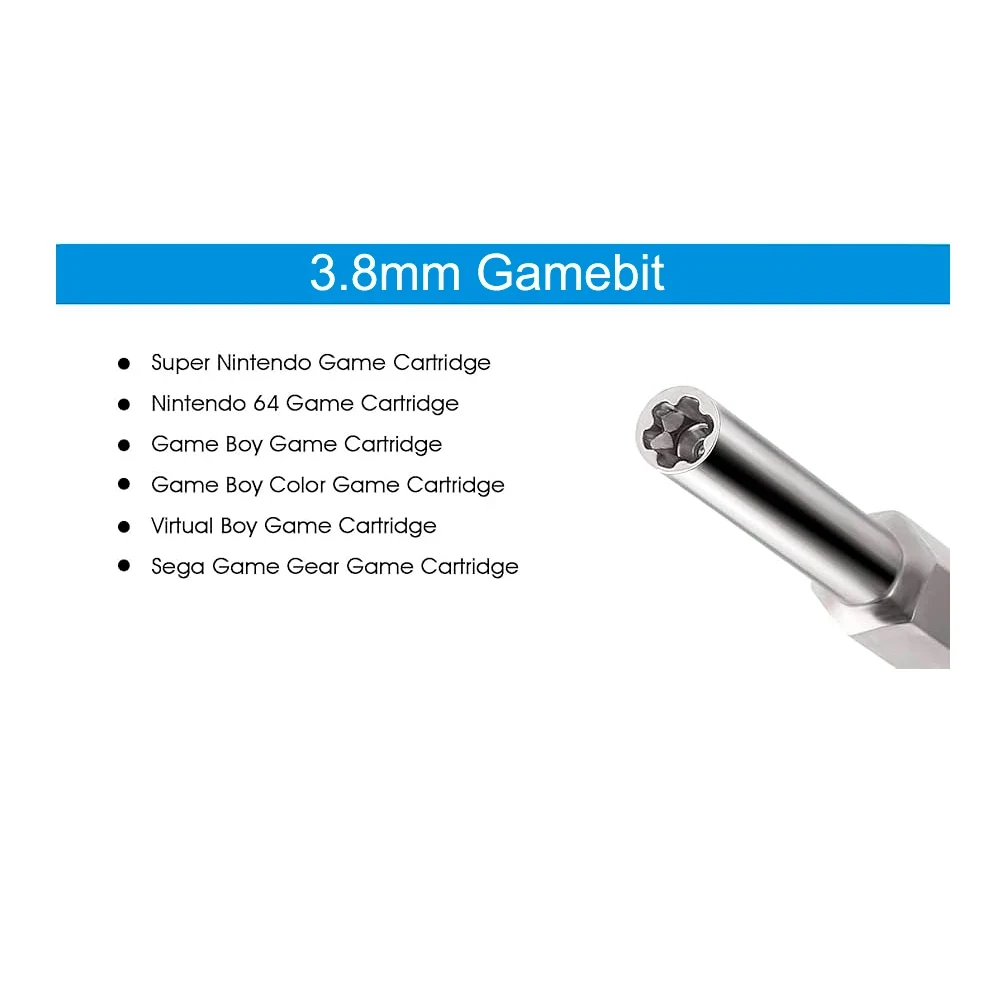 Punta Destornillador Gamebit 3,8mm NES SNES N64 Game Boy Cartuchos - Imagen 6