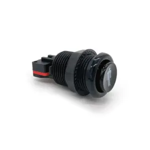 Pulsador Arcade Americano Cóncavo 28mm 1 Player Negro con Microinterruptor
