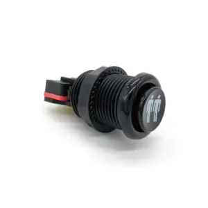 Pulsador Arcade Americano Cóncavo 28mm 2 Player Negro con Microinterruptor