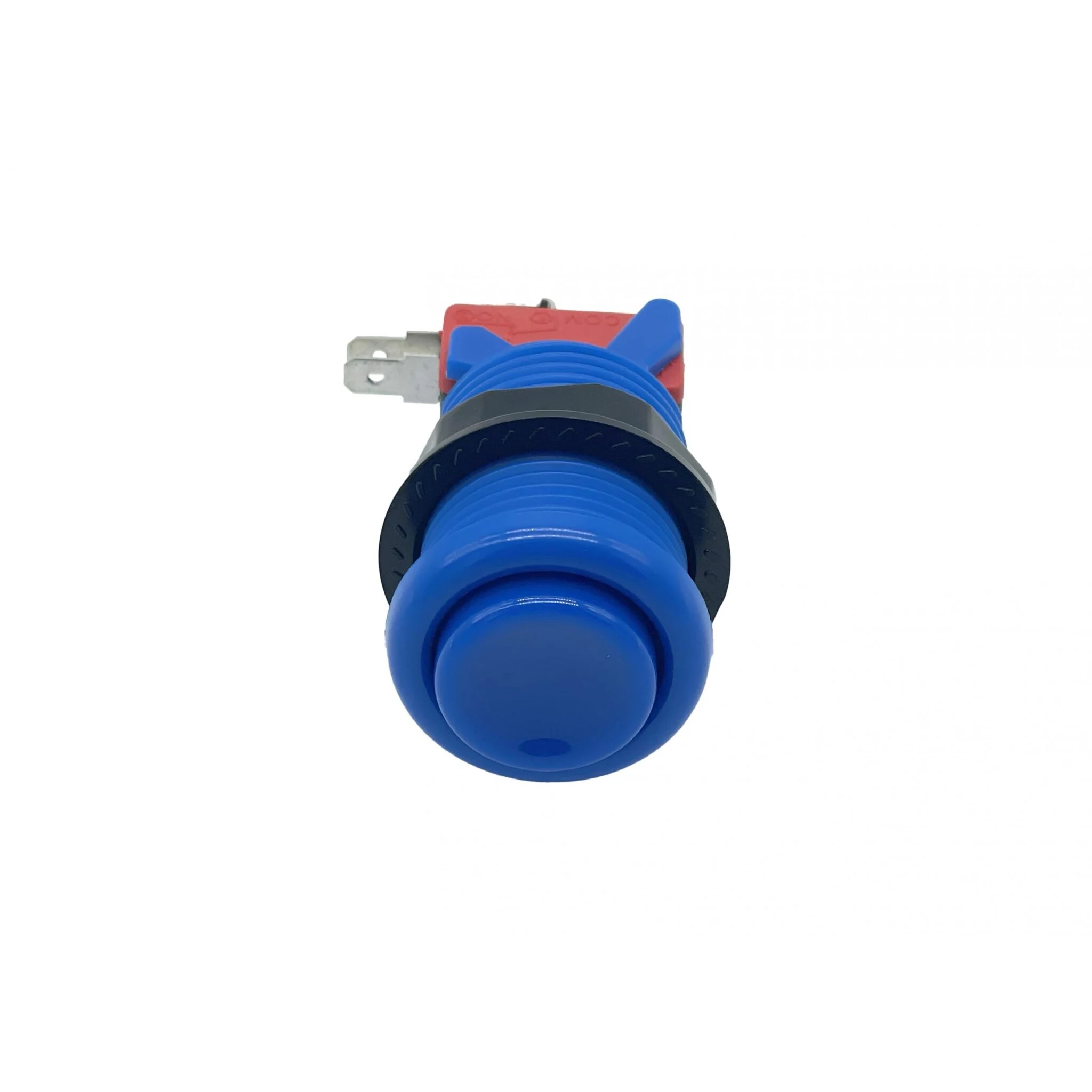Pulsador Arcade Americano Cóncavo 28mm Azul con Microinterruptor - Imagen 3