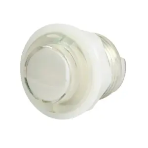 Pulsador Arcade LED Blanco 28mm Iluminado Botón Recreativa Bartop 24mm