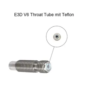 Garganta Extrusor E3D V6 1,75 mm 22mm con PTFE Heatbreak Impresora 3D